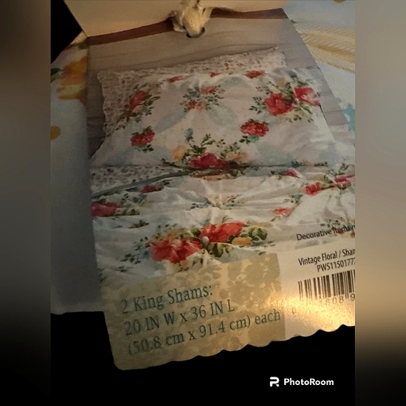 The Pioneer Woman “Vintage Floral” King Sham Set *NWT* - Picture 7 of 7